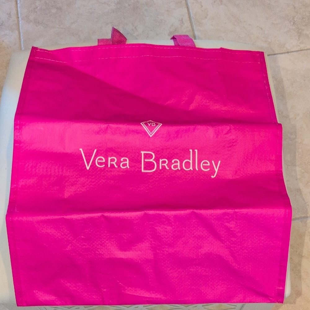 Vera Bradley Vibrant Pink Shopping Bag